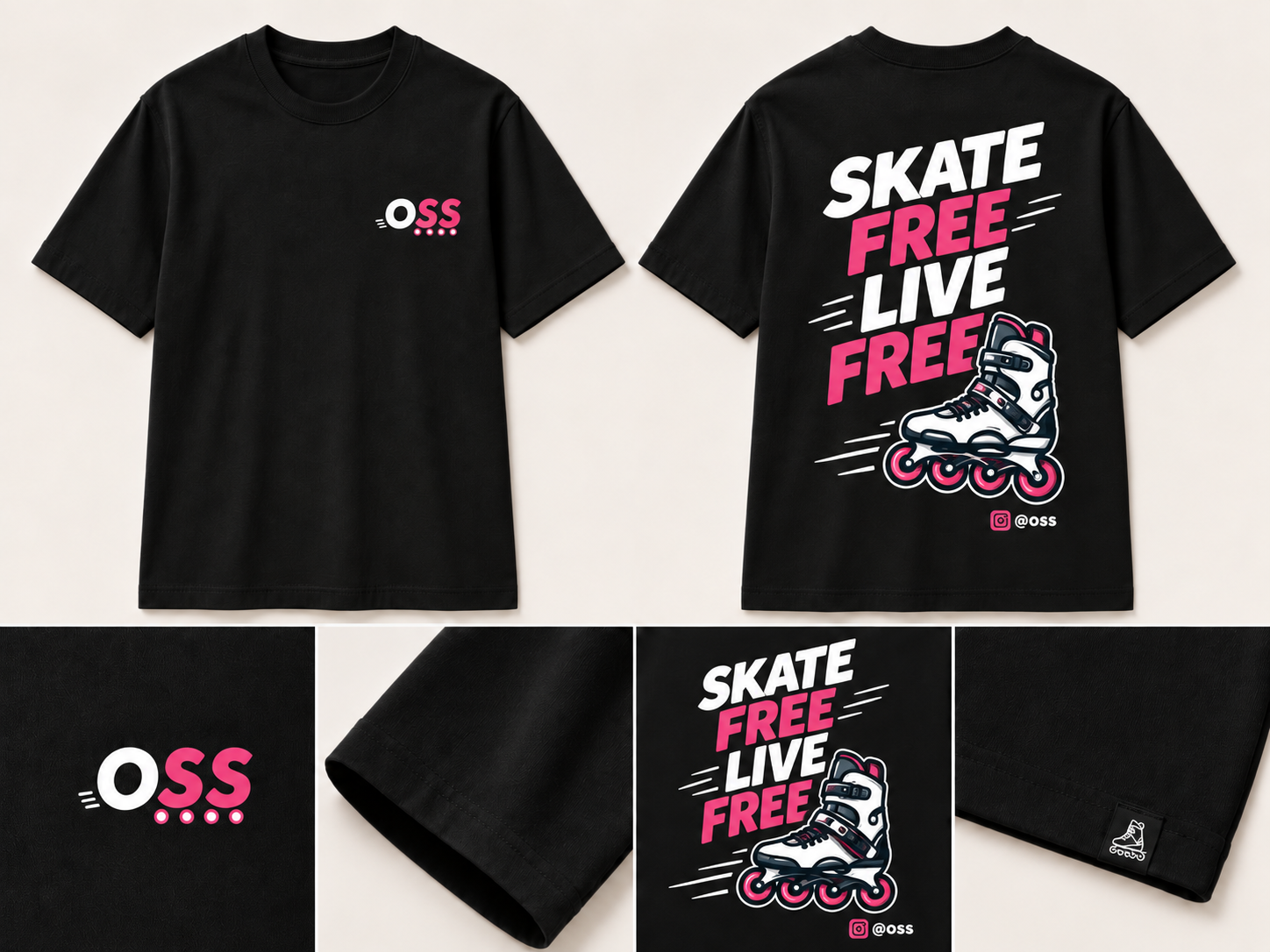 Skate More Worry Less T-shirt